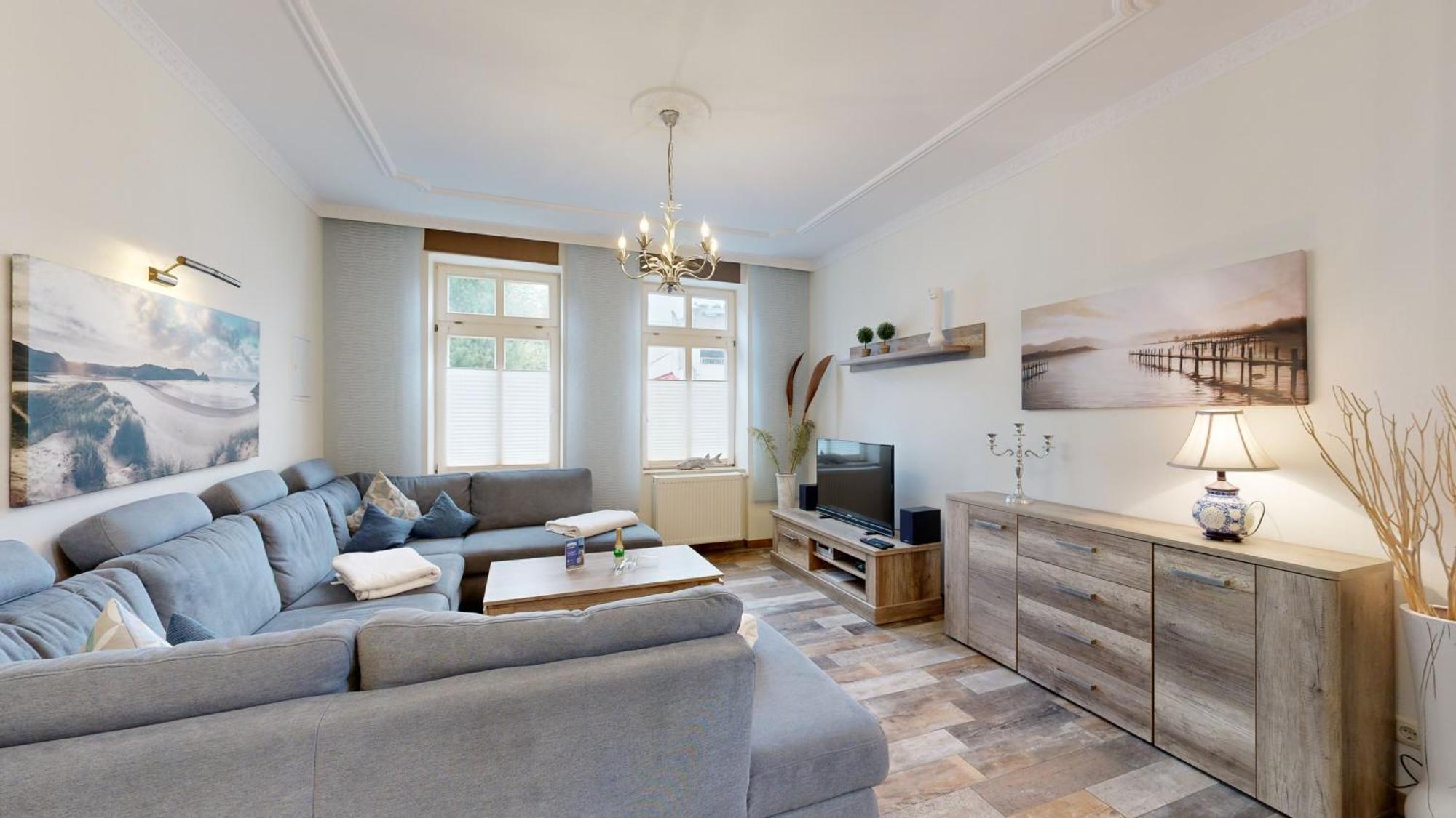 Strandnahe Fewo Mit Terrasse, Villa Vergissmeinnicht 01, Binz Exteriör bild