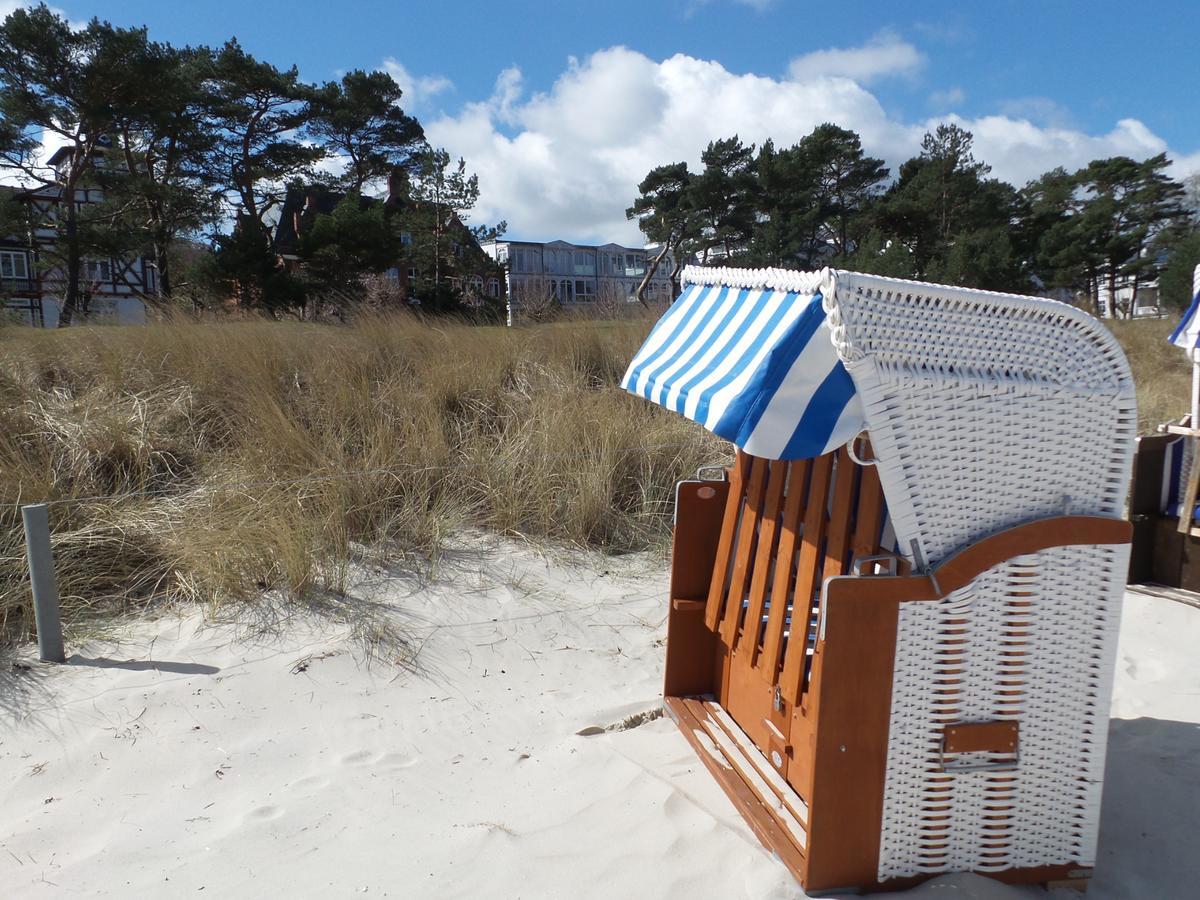 Strandnahe Fewo Mit Terrasse, Villa Vergissmeinnicht 01, Binz Exteriör bild
